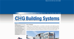 Desktop Screenshot of chgbuildingsystems.com